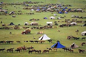 モンゴル最大のお祭りナーダム